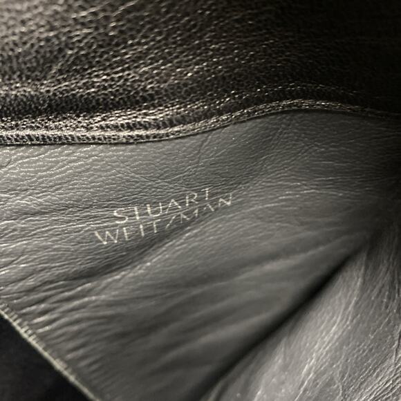 Stuart Weitzman 5050 Over The Knee Boot Black Leather Stretch Elastic Ta… - Picture 7 of 9